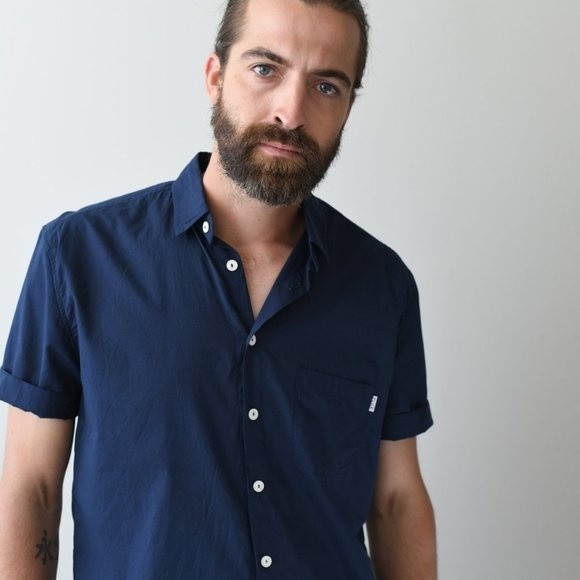 Flux Melbourne Short Sleeve Indigo Small - Picture 2 of 4